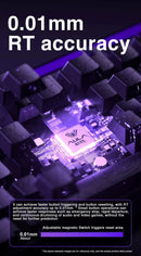 AULA HERO 68HE Teclado com interruptor magnético RGB Teclado mecânico para jogos Gatilho rápido 8K Retorno com fio Esports Teclado personalizado