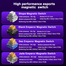 AULA HERO 68HE Teclado com interruptor magnético RGB Teclado mecânico para jogos Gatilho rápido 8K Retorno com fio Esports Teclado personalizado