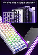 AULA HERO 68HE Teclado com interruptor magnético RGB Teclado mecânico para jogos Gatilho rápido 8K Retorno com fio Esports Teclado personalizado