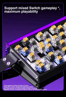 AULA HERO 68HE Teclado com interruptor magnético RGB Teclado mecânico para jogos Gatilho rápido 8K Retorno com fio Esports Teclado personalizado